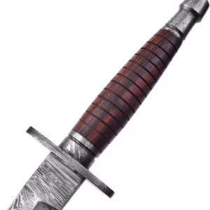 ARKANSAS Toothpick Dagger Damascus Steel Blade, Hand forged dagger