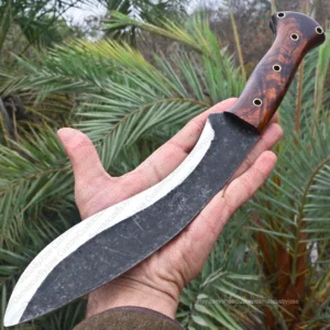 Hand Forged Kukri knife with sheath